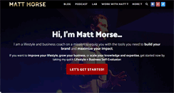 Desktop Screenshot of matt-morse.com