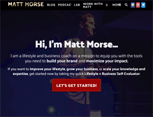 Tablet Screenshot of matt-morse.com